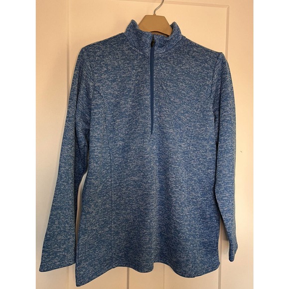 Bit & Bridle Sz XL Blue Athleisure 1/4 Zip Outdoor Riding Warm Pullover Jacket - Picture 1 of 10